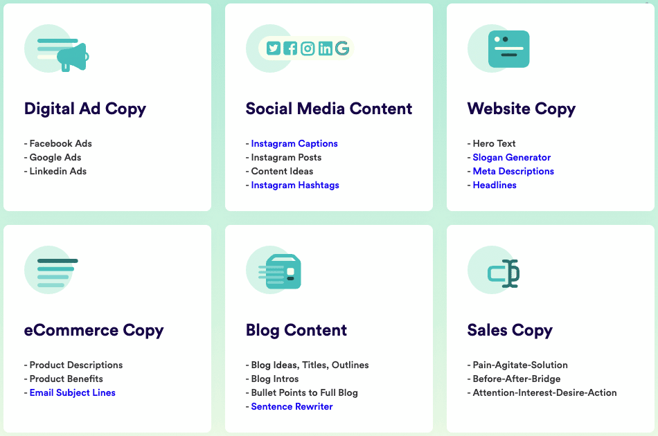 Copy AI Use-Cases