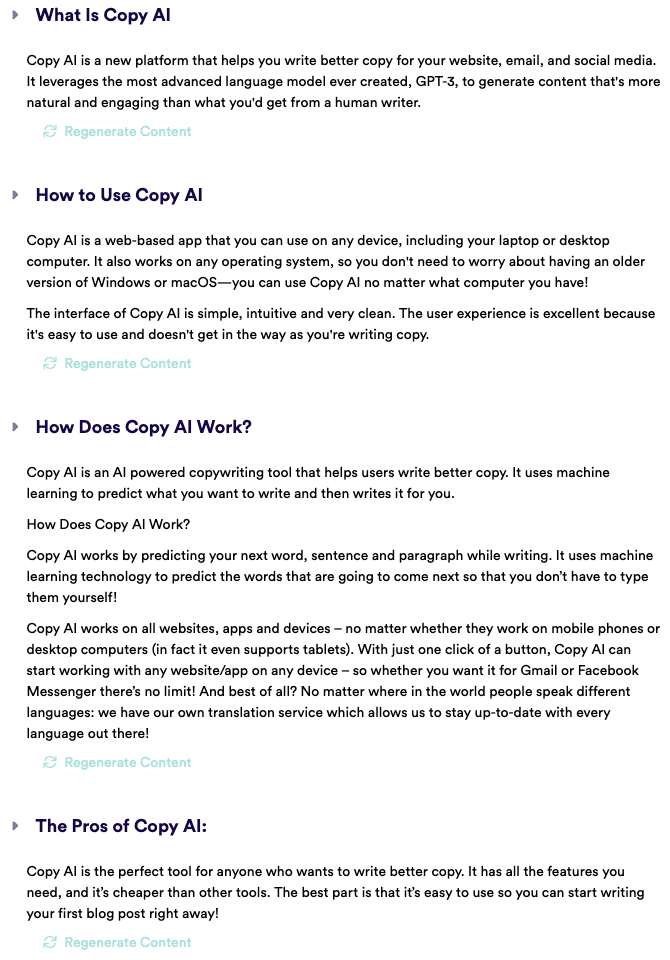 Copy AI Review - Content Generator