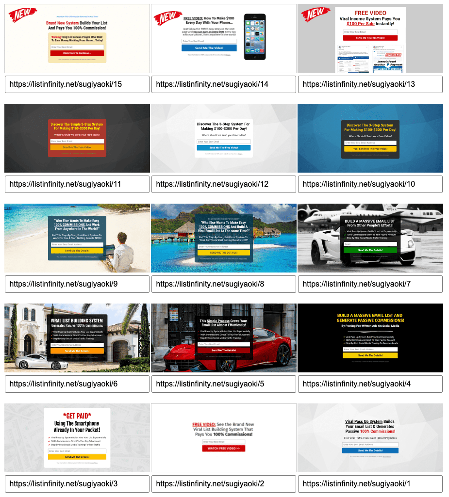 List Infinity Review - Lead Capture Pages