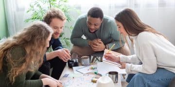 A group of friends enjoying the Best Strategy Board Games.