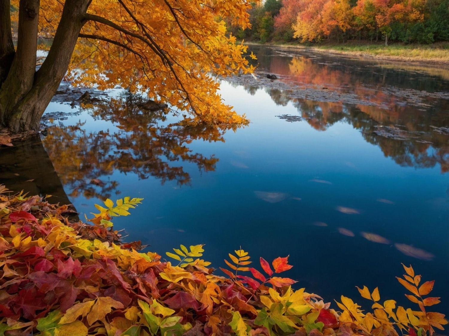 fall season landscape in Canada