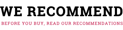 We Recommend
