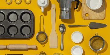 top-view-kitchen-utensils-arrangement