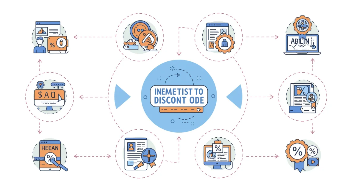 Infographic showing the step-by-step process to activate and apply a travel discount code.
